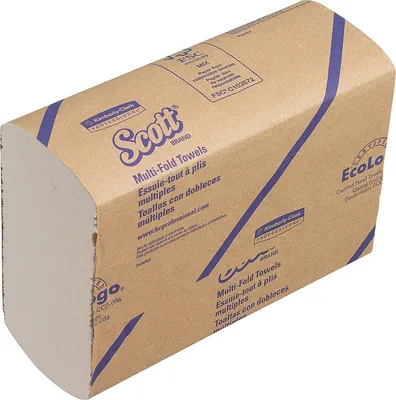 Produktbild von Scott® Handtücher - MultiFold / Weiß - 16 Clips x 250 Sheets | Karton (16 Päckchen)