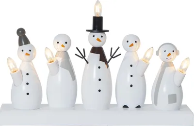 Produktbild von Star Trading Snowman kynttelikkö