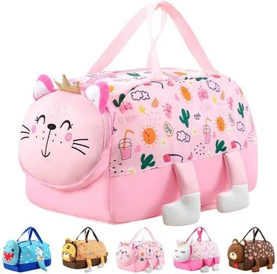 Obrázek produktu pro Sportovní taška pro děti, rozměry 48x20x25 cm - vodotěsná - s oddílem na mokré věci - ideální pro plavání