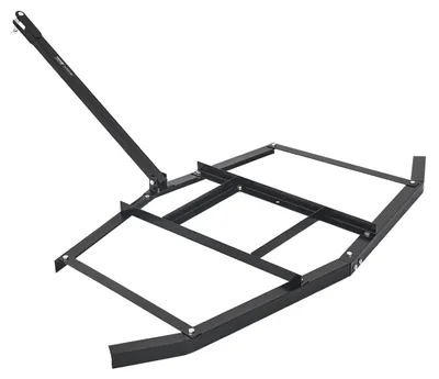 Image de VEVOR Herse Traînée 1670 mm Râteau Niveleur Remorquable d'Allée de Gravier en Acier Q235 avec Barres Réglables, Capacité Charge 22,7 kg, Outil de Nivellement pour VTT, UTV, Tracteur de Pelouse Jardin