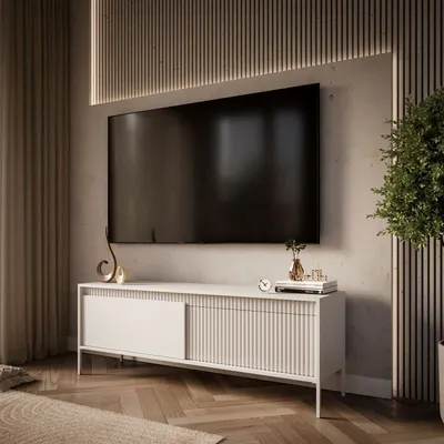 Produktbild von Zweitüriger RTV-Schrank YASUMI Beige 153 cm