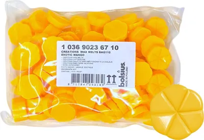 Zdjęcie produktu dla Wosk zapachowy do kominka BOLSIUS Creations 110szt. MANGO