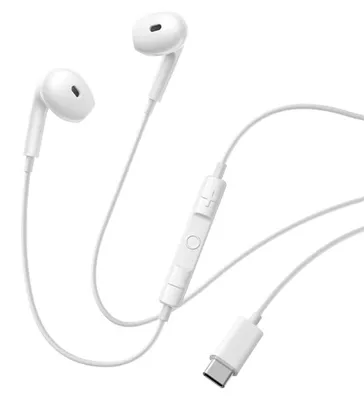Zdjęcie produktu dla Słuchawki Baseus Encok Cz19 Z Usb-C Przewodowe Douszne - Białe