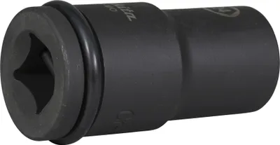 Produktbild von Makita E-22355, Steckschlüsselbuchse, Schwarz, 1 Kopf/Köpfe, 3/8", Metrisch, 24 mm