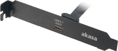 Zdjęcie produktu dla Akasa AK-CBUB37-50BK, 0,5 m, USB C, USB C, USB 3.2 Gen 2 (3.1 Gen 2), Czarny