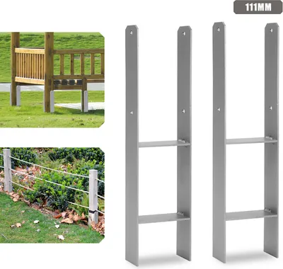 Obrázok produktu pre TolleTour kotvový stĺpik do zeme základňa stĺpika 111mm 2 kusy
