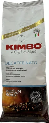 Produktbild von Kimbo - entkoffeinierte Kaffeebohnen - 1x 500g