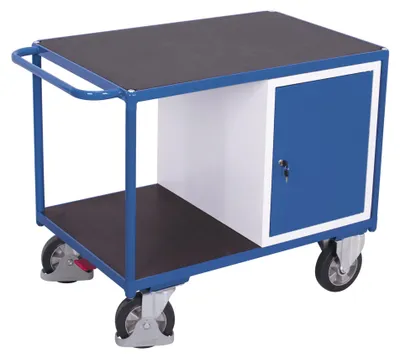 Produktbild von VARIOfit Schwerlast Werkstattwagen mit 2 Ladeflächen 1.260 x 800 mm