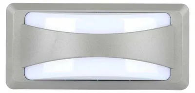 Immagine prodotto di V-TAC VT-8058 Applique lampada LED da parete moderna 12W luce soffusa rettangolare da esterno IP65 corpo grigio luce 4200k - 218246