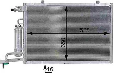 Immagine prodotto di MAHLE Condensatore, impianto di climatizzazione Part: AC 7 000P