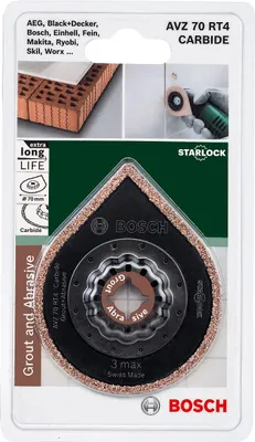 Produktbild von Bosch 2609256C51, Segmentierte Klinge, Zementgebundene Faserplatte, Epoxid, Glasfaserverstärkter Kunststoff, Fugenmörtel, Mörtel,..., Hartmetall, 7 cm, 1 Stück(e)