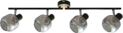 Image de Plafonnier industriel E14 4x40W couleur chêne 5400 Salazar Rabalux