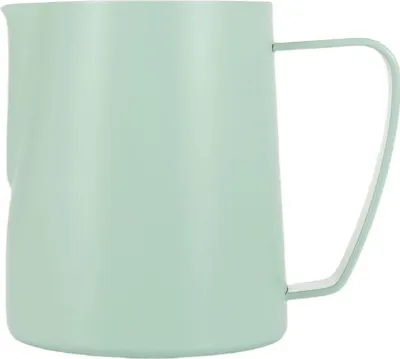 Produktbild von Edelstahl-Melkschaumkanne 350 ml - Milchaufschäumer für Cappuccino und Latte Art