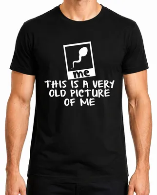 Obrázok produktu pre toto je veľmi stará fotografia mňa ploaroid funny saying men t-shirt, black, 3XL