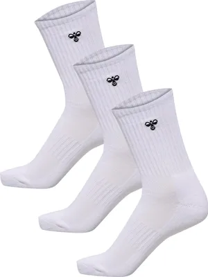 Produktbild von Hummel Bee Socken 3er-Pack, weiß, 35-38, Unisex,Damen,Herren