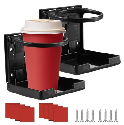 Produktbild von Getränkehalter Auto Klappbar 2 Stück Universal 76mm Dosenhalter Verstellbar