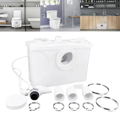 Produktbild von UISEBRT 700W Sanitär Schmutzwasserpumpen Haushalts Hebeanlage Abwasserentsorgung Fäkalienpumpe Bis 180L/min Für Dusche Waschtisch