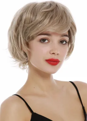 Produktbild von WIG ME UP Perücke kurz Pixie fransig Blond Mix Silber Strähnchen YZF-4015-16/26/silver