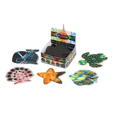 Produktbild von Melissa & Doug | Scratch Art Mini Notizen mit Meeresthemen