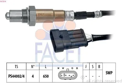 Produktbild von FACET Lambdasonde für FIAT PUNTO (188) Beheizt Planarsonde 650mm 10.7214