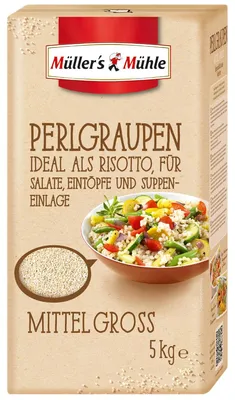 Immagine prodotto di Müllers Mühle orzo perlato medio decorticato in grani 5000g
