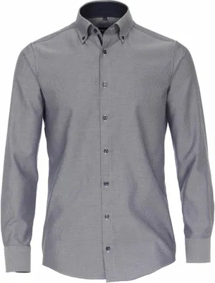 Produktbild von VENTI Herren Businesshemd Langarm Button-Down Modern-Fit Blau 41