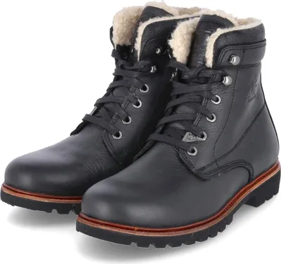 Produktbild von Panama Jack Winterboots AVIATOR  Herren Glattleder Schwarz Größe: 42