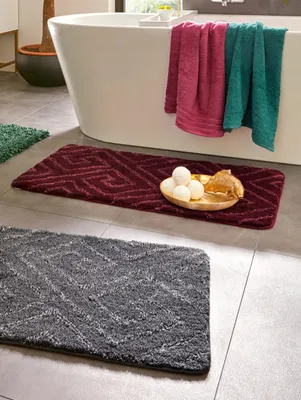 Produktbild von Kleine Wolke Badteppich Jenna Purple 70x120 cm