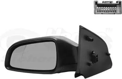 Produktbild von VAN WEZEL 3746817 Außenspiegel Seitenspiegel Links für OPEL Astra H GTC (A04) Asphärisch Beheizt Grundiert