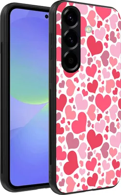 Zdjęcie produktu dla Etui na telefon Smartphonica do Samsung Galaxy A36 z nadrukiem serca - Etui z TPU z nadrukiem serca - Etui dla dzieci z nadrukiem serca