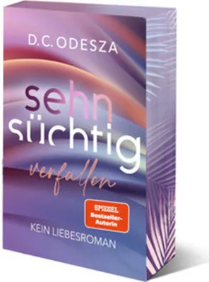 A book cover with a gradient background and stylized text.