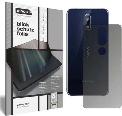 Produktbild von Schutzfolie für Nokia X7 (2018) Rückseite Blickschutzfolie matt Display Schutz