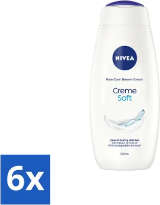 Produktbild von NIVEA - Duschcreme - Sanft - Hautschützend - Mandelöl - 500 ml - Vorteilspack - 6 Stücke