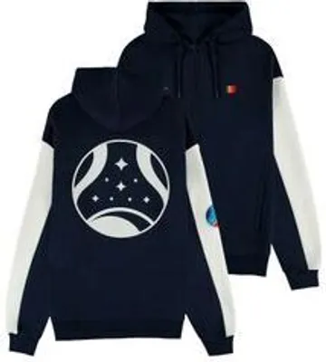 Produktbild von Starfield Kapuzenjacke mit Reißverschluß Monochrome Emblem Größe L