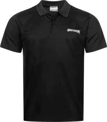 Produktbild von SPORTINATOR Essentials Herren Poloshirt | Atmungsaktives Mesh-Material | Reguläre Passform | Polokragen mit Knopfleiste | schwarz | Gr. S | STR-18