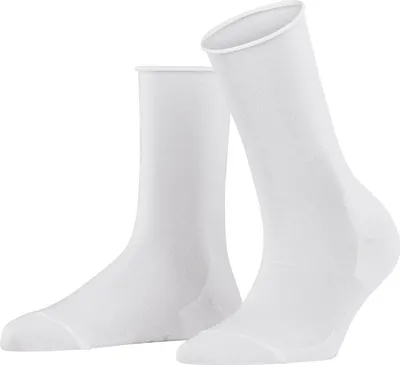 Image de FALKE Chaussettes Femme Active Breeze - Uni, bord roulé, fibre Lyocell Blanc 35-38
