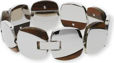 Produktbild von Lotus Style Armband LS1064-2/1 Edelstahl Holz