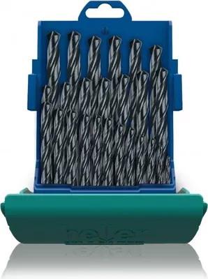 Produktbild von Heller Tools 18371 0 HSS Metal twist drill bit set 25-piece rolled DIN 338 Cylinder shank 1 Set