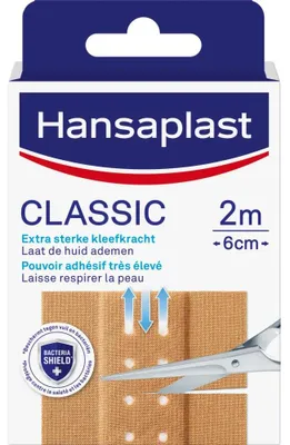 Produktbild von Hansaplast Classic 2 m x 6 cm (1 Stück)