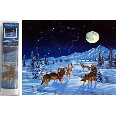 Immagine prodotto di Norimpex Diamant-Gemä lde Wolfsrudel 30x40cm
