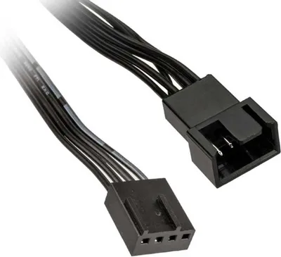 Productafbeelding van Kolink ZUAD-771, 30 cm, 4-pins - PWM verlengkabel - zwart