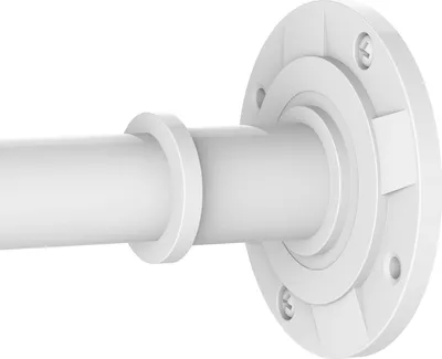 Produktbild von Verstellbare Duschvorhangstange - Kein Bohren erforderlich - Weiß - 75-255 cm