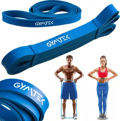 Image de Bande de résistance Gymtek® - 12-28 kg - Bande de fitness, bandes de résistance, bande de gymnastique - Yoga, Pilates, musculation, fitness, entraînement