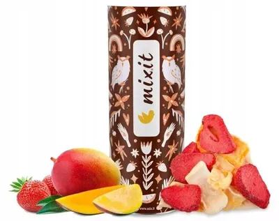 Produktbild von Mixit Verliebte gefriergetrocknete Früchte Mango und Erdbeere
