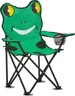 Produktbild von Linder Exclusiv Campingstuhl für Kinder mit Getränkehalter Weiß