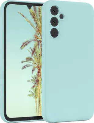 Produktbild von EAZY CASE Silikonhülle für Samsung Galaxy A34 Silikon Backcover Schutz in Grün