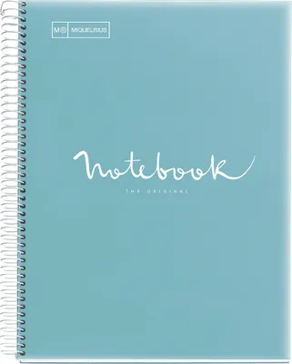 Produktbild von MIQUELRIUS Collegeblock "Notebook EMOTIONS" DIN A4 hellblau seyès 80 Blatt