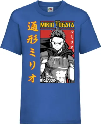 Zdjęcie produktu dla Koszulka Dziecięca My Hero Anime Academia Mirio Togata Mirio Togata, 5-6 Jahr - 116 / Niebieski
