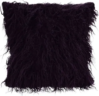 Produktbild von Fellkissen in Nerzoptik aus Polyester 45x45cm Dekokissen