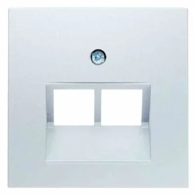 Obrázek produktu pro Berker ZENTRALPLATTE F.RJ 45 2-FACH (14091909 PWS B.1/B.3)